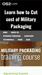 Mobile Screenshot of militarypackagingtraining.com