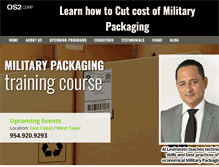 Tablet Screenshot of militarypackagingtraining.com